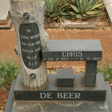 BEER Chris, de 1927-1985