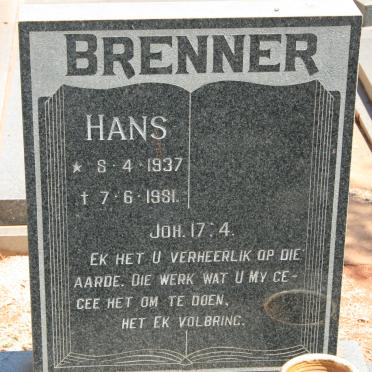 BRENNER Hans 1937-1981