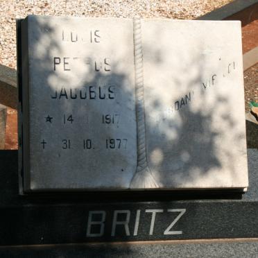 BRITZ Louis Petrus Jacobus 1917-1977
