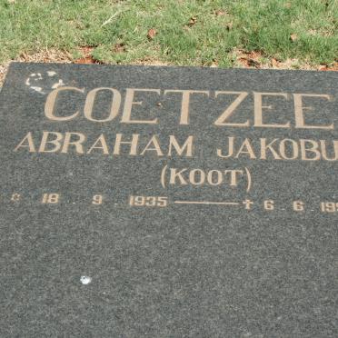 COETZEE Abraham Jakobus 1935-1994