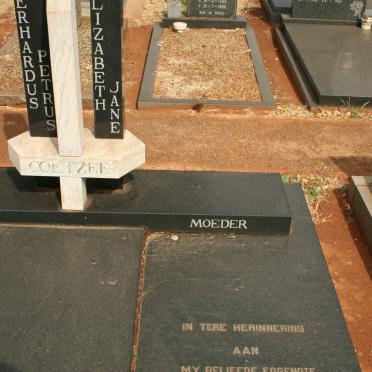 COETZEE Gerhardus Petrus &amp; Elizabeth Jane 1936-1986
