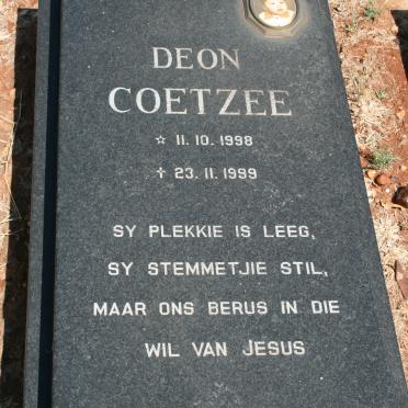 COETZEE Deon 1998-1999
