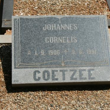 COETZEE Johannes Cornelius 1906-1991