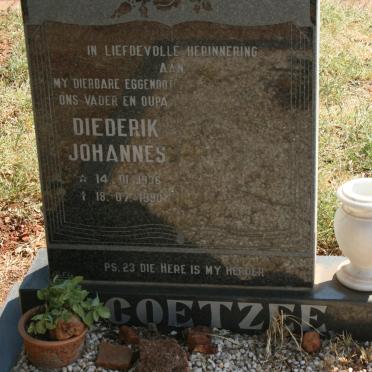 COETZEE Diederik Johannes 1936-1990