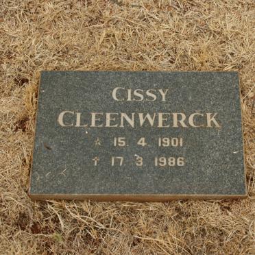 CLEENWERCK Cissy 1901-1986