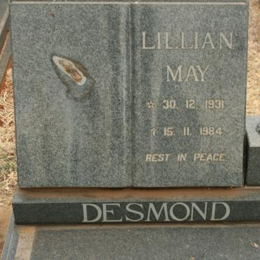 DESMOND Lillian May 1931-1984