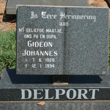 DELPORT Gideon Johannes 1928-1994