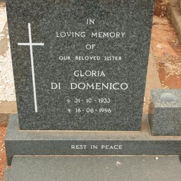 DOMENICO Gloria, di 1933-1996