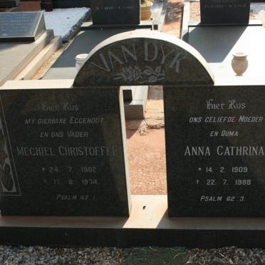 DYK Mechiel Christoffel, van 1902-1974 &amp; Anna Cathrina 1909-1988