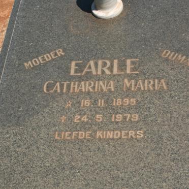 EARLE Catharina Maria 1895-1979