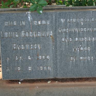 EKSTEEN Louis Gerhardus 1908-1977