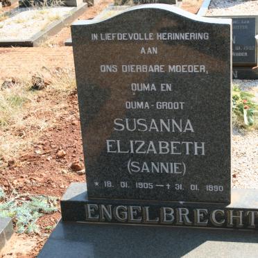 ENGELBRECHT Susanna Elizabeth 1905-1990
