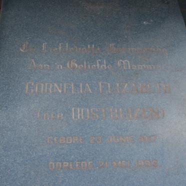 GROBLER ? Gerhardus Wolmarans 1914-1970 &amp; Cornelia Elizabeth OOSTHUIZEN 1917-1993