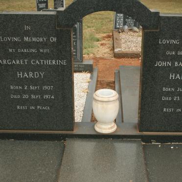 HARDY John Bartlemeas 1897-1976 &amp; Margaret Catherine 1907-1974