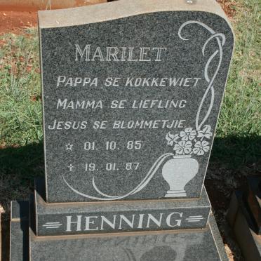 HENNING Marilet 1985-1987