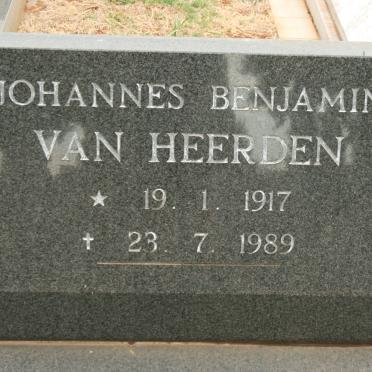 HEERDEN Johannes Benjamin, van 1917-1989