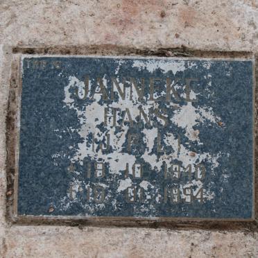 JANNEKE J.P.L. 1940-1994