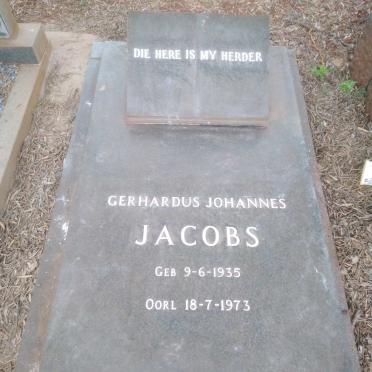 JACOBS Gerhardus Johannes 1935-1973
