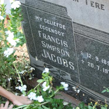 JACOBS Francis Simpson 1899-1977