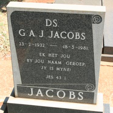 JACOBS G.A.J. 1932-1981