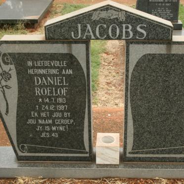 JACOBS Daniel Roelof 1913-1987