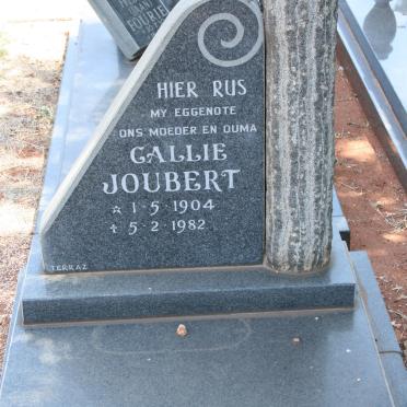 JOUBERT Callie 1904-1982