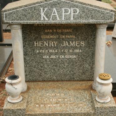 KAPP Henry James 1944-1984