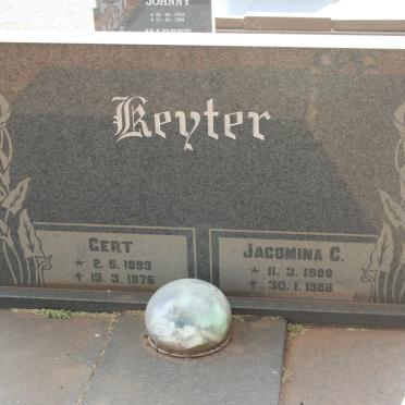 KEYTER Gert 1893-1976 &amp; Jacomina 1900-1988