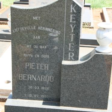 KEYTER Pieter Bernardao 1926-1990