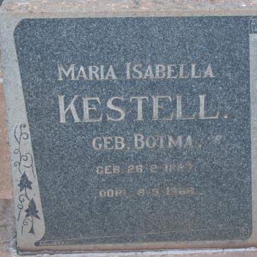 KESTELL Maria Isabella nee BOTHMA 188?-196?