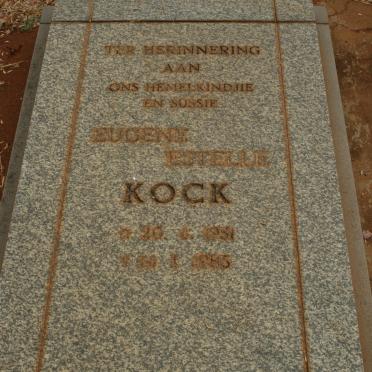 KOCK Eugene Estelle 1951-1985