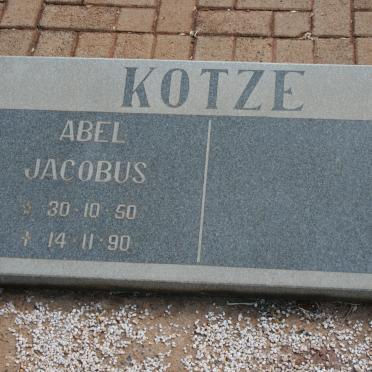 KOTZE Abel Jacobus 1950-1990