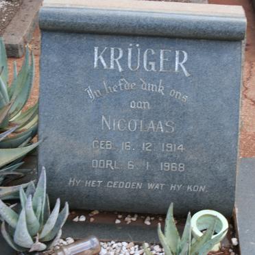 KRÜGER Nicolaas 1914-1968