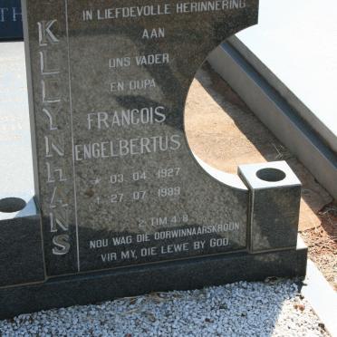 KLEYNHANS Francois Engelbertus 1927-1989
