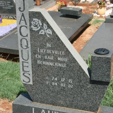 LAURENSON Jacques 1974-1994