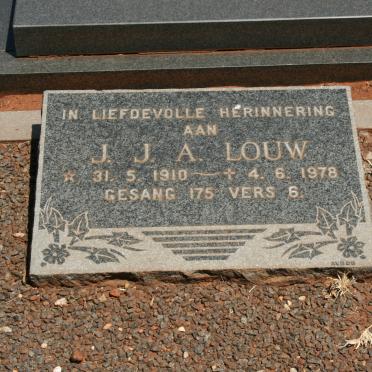 LOUW J.J.A. 1910-1978