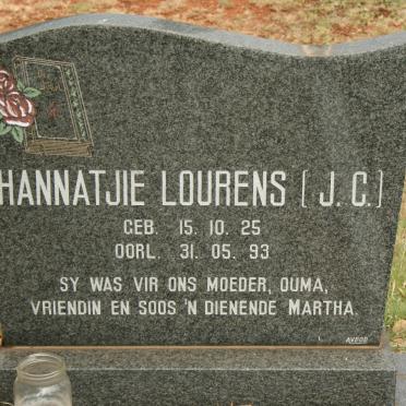 LOURENS J.C. 1925-1993