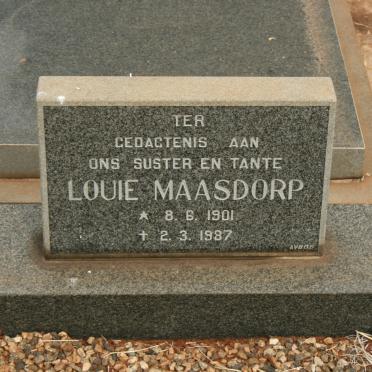 MAASDORP Louie 1901-1987