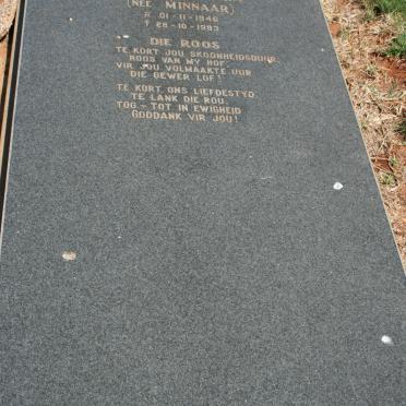 MATHLENER Anette Naria nee MINNAAR 1946-1993