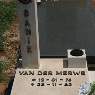 MERWE Danie, van der 1976-1982