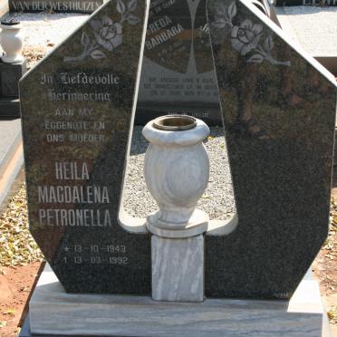 NORTJE Heila Magdalena Petronella 1943-1992