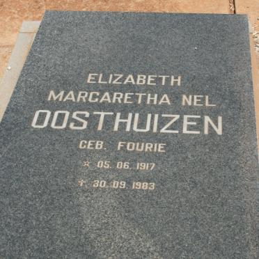 OOSTHUIZEN Elizabeth Margaretha Nel nee FOURIE 1917-1983