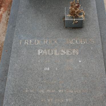 PAULSEN Frederick Jacobus 1957-1992