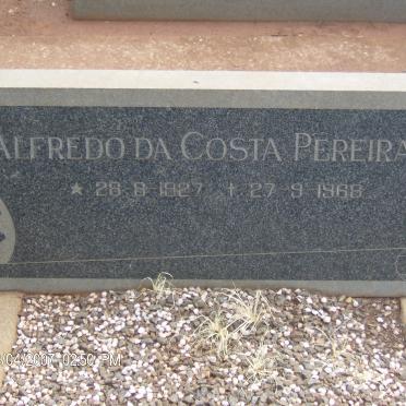 PEREIRA Alfredo Costa 1927-1968