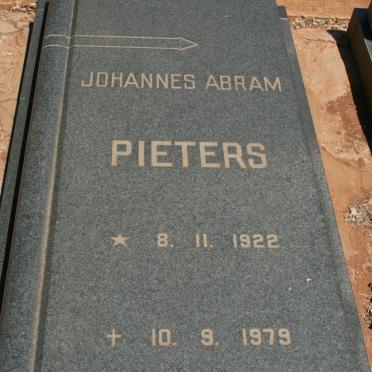 PIETERS Johannes Abram 1922-1979