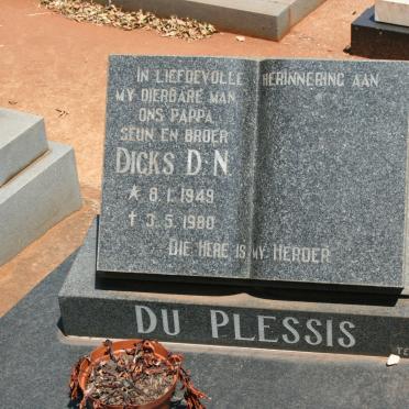 PLESSIS Dicks D.N., du 1949-1980