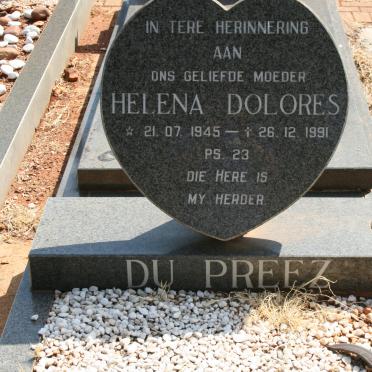 PREEZ Helena Dolores, du 1945-1991