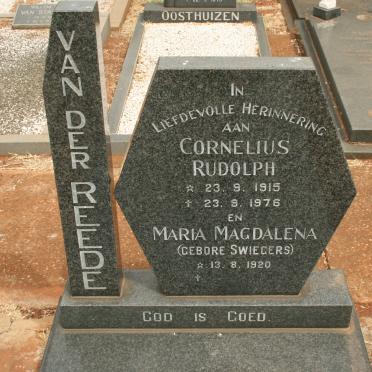 REEDE Cornelius Rudolph, van der 1915-1976 &amp; Maria Magdalena SWIEGERS 1920-