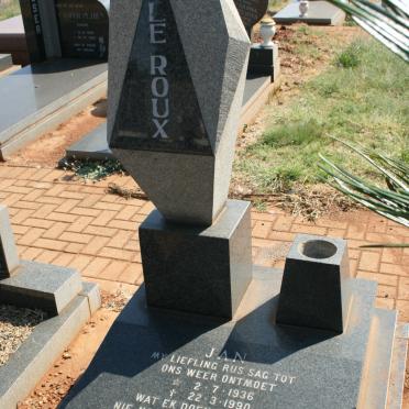 ROUX Jan, le 1936-1990