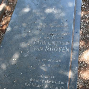 ROOYEN Pieter Christiaan, van 1928-1999 &amp; Minnie PANSEGROUW 1929-1978